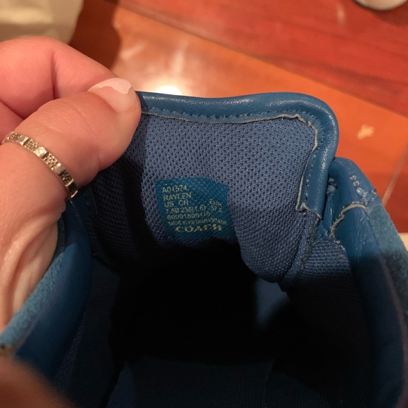 Coach blue shoes - Picture 6 of 7